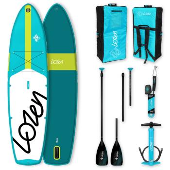 LOZEN SUP Board 10'8 Wide Blueline Set