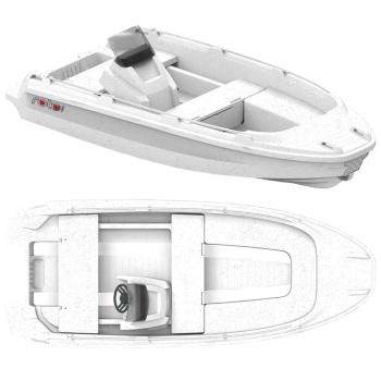 ROTO 450s Family Motorboot mit Steuerkonsole