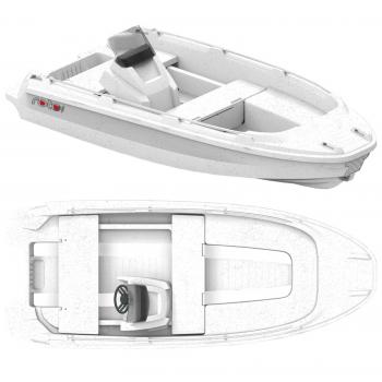 ROTO 450s Family Motorboot mit Steuerkonsole