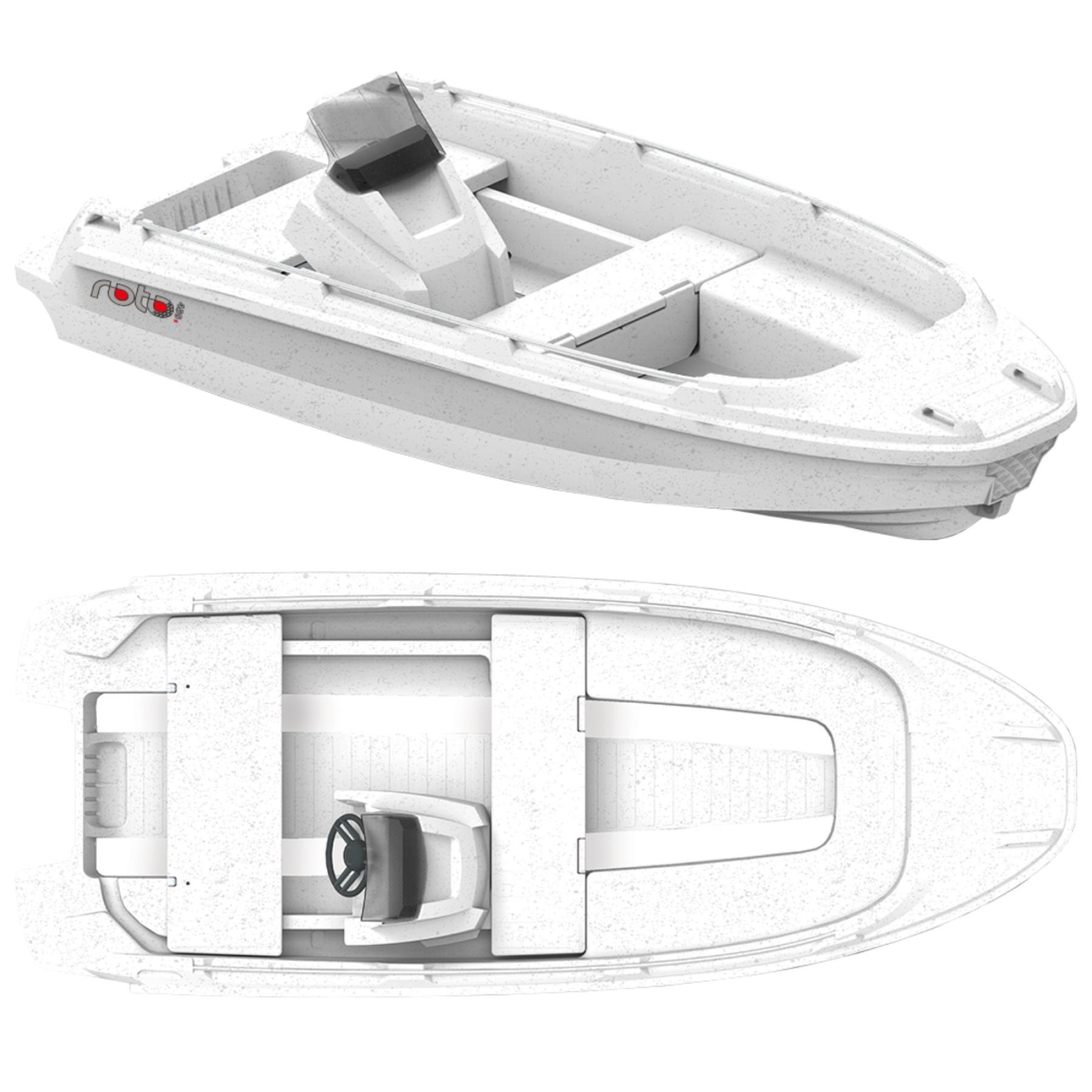ROTO 450s Family Motorboot mit Steuerkonsole